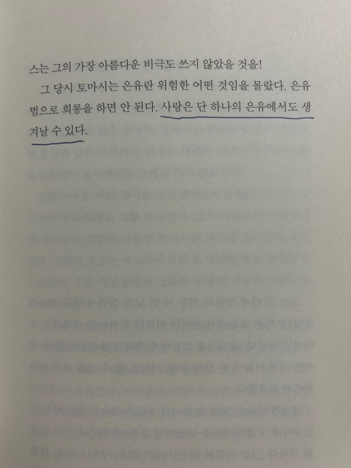 '참을 수 없는 존재의 가벼움'을 읽고