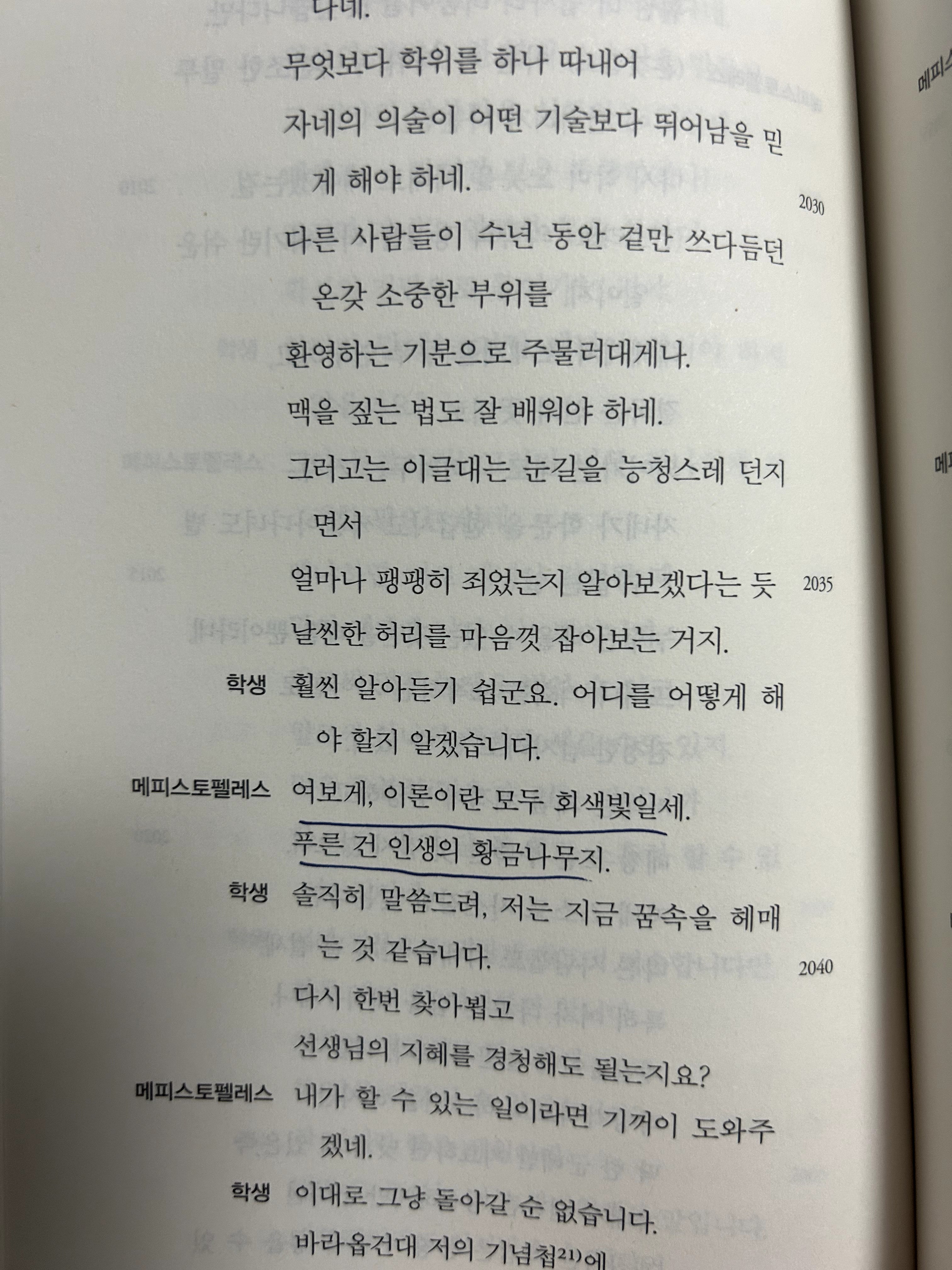 인간은 노력하는 한 방황한다 - '파우스트'를 읽고